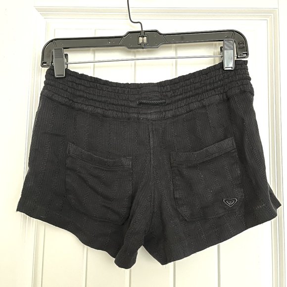 NWT Roxy Oceanside Dobby Shorts XS Black - Picture 3 of 4